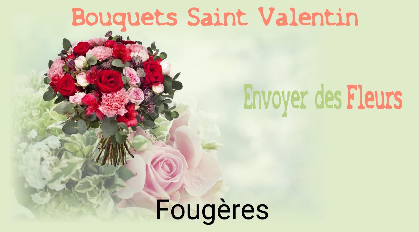 Roses de Saint-Valentin livrées à Fougères